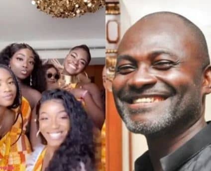 Kennedy Agyapong and daughters