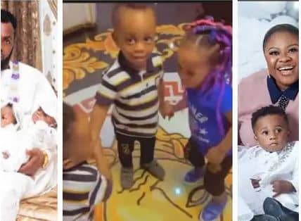 Rev. Obofour's triplets celebrate their birthday