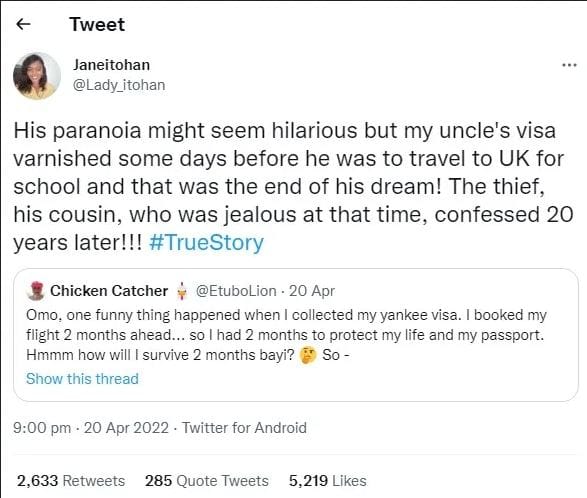 visa theft story