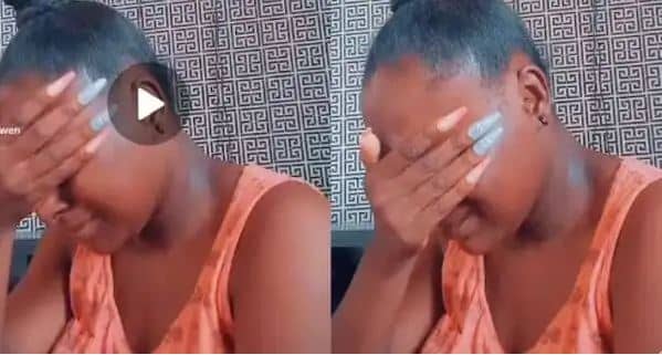 Lady cries after her boyfriend of 10 years broke up with her