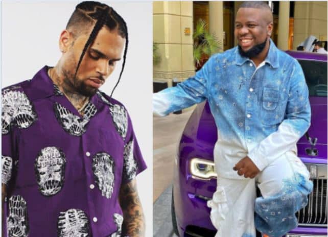 Chris Brown and Hushpuppi