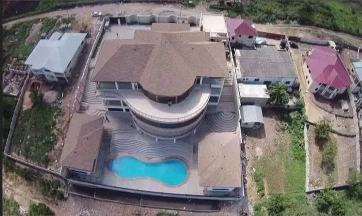 Asamoah Gyan's mansion_top view