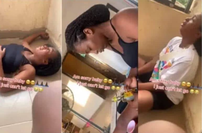 Lady cries uncontrobally over broken heart...NIGERIA_depunch.com