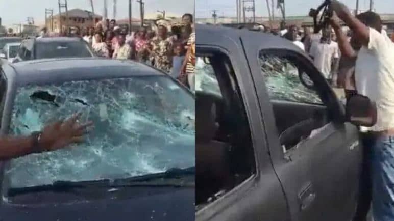 Drama Erupts in Middle of Busy Road after Two Men Angrily Destroy Each Other’s Car Over Traffic Offense