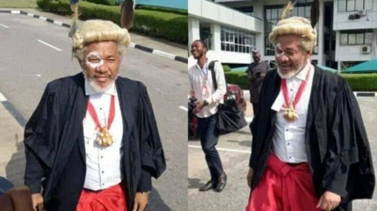 Lawyer dresses like fetish priest to court