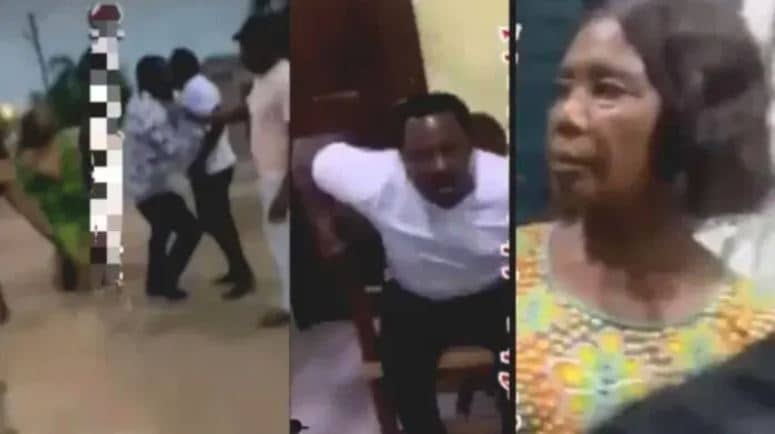 Video Showing Prophet Nigel Gaisie Attacking a 70-year old Landlady Over Refuse Disposal Goes Viral...WATCH