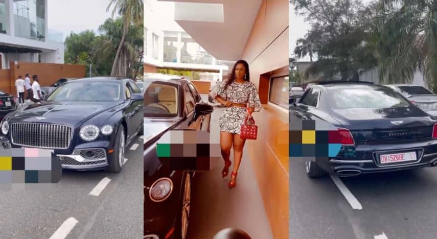 Hajia4Real flaunts newly acquired Bentley